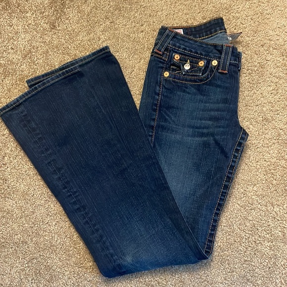True Religion Brand Jeans. Size 26. Dark wash bootcut. - Picture 4 of 4